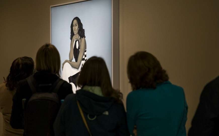 Portreti Michelle i Baracka Obame u Nacionalnoj galeriji u Washingtonu